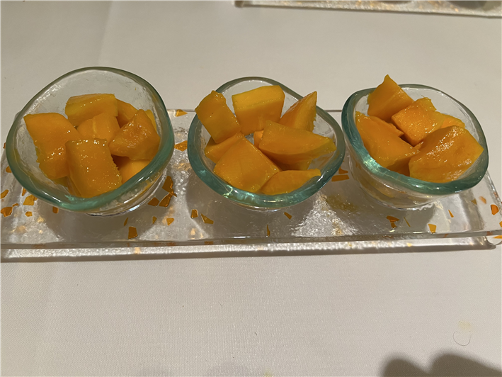 Alphonso mango dessert